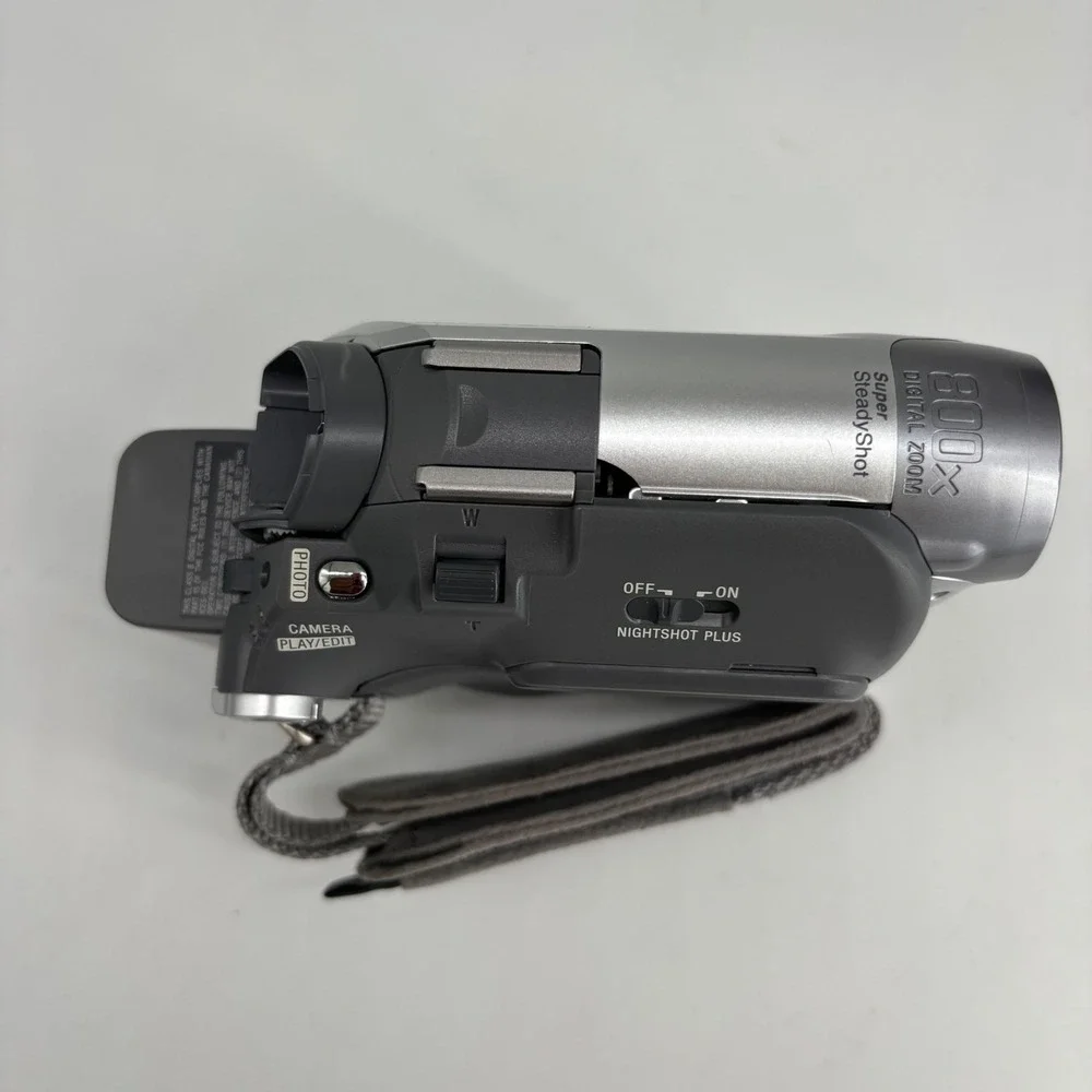 VTG Sony Handycam DCR-HC21 Camcorder Silver MiniDV 20x Optical Zoom Bundle Y2K